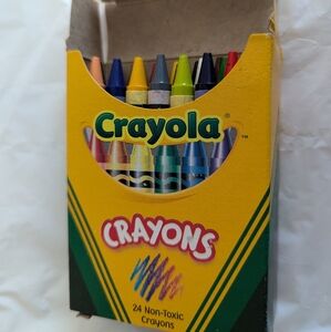 New crayola crayons 24 pk w/ retired dandelion